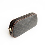 Celine Clutch with Chain in Triomphe Canvas and Lambskin / MULTI BAG in Triomphe Canvas and Calfskin